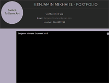 Tablet Screenshot of benjaminmikhaiel.com